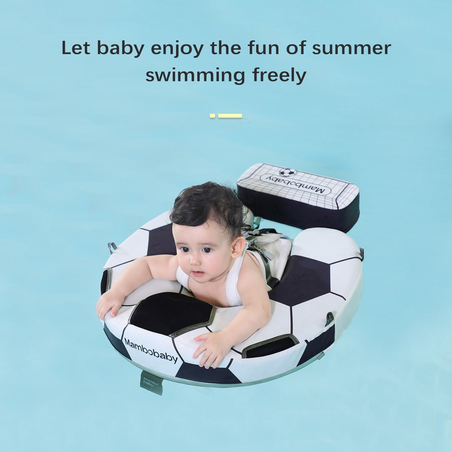 Mambobaby Infant Swim Float with Sunshade Canopy