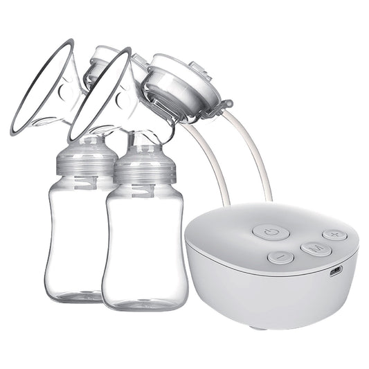 Double Electric Breast Pump with Two 150ml Milk Bottles