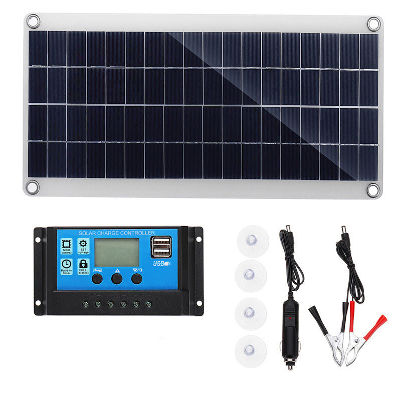 8W Flexible Solar Panel with 60A-10A Controller Module for Automotive Use