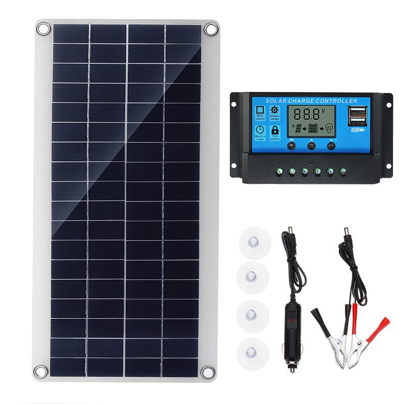 8W Flexible Solar Panel with 60A-10A Controller Module for Automotive Use
