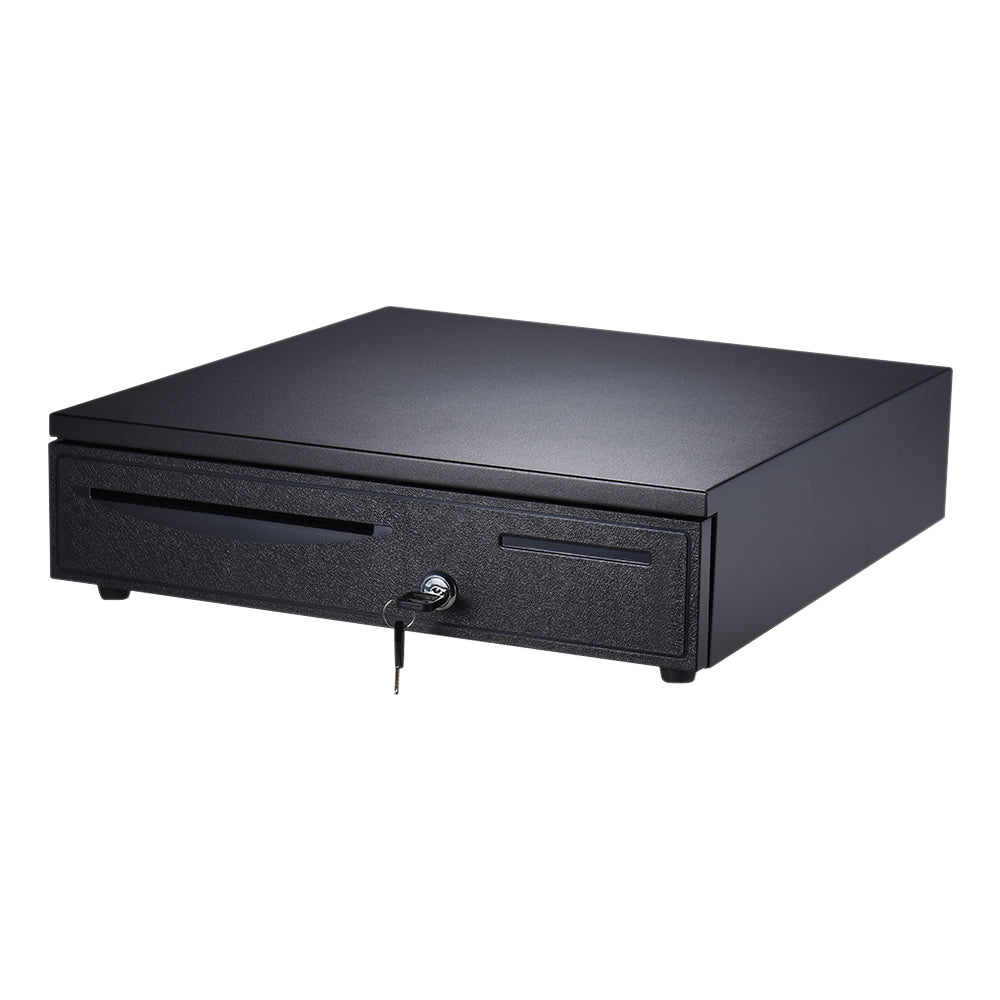 Electronic Heavy Duty Cash Drawer with 5 Bill & 5 Coin Trays Plus Check Entry