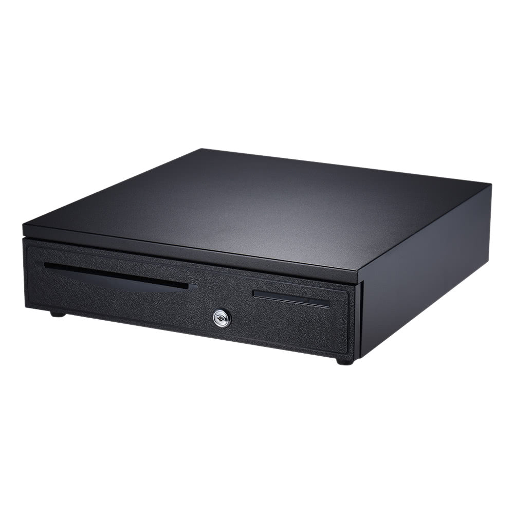 Electronic Heavy Duty Cash Drawer with 5 Bill & 5 Coin Trays Plus Check Entry