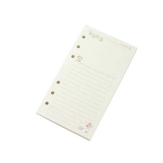 Colorful Loose Leaf Notebook with 45 Sheets, A5/A6