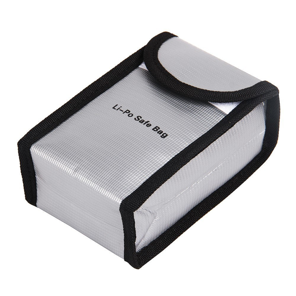 Fireproof Explosionproof Lipo Battery Safe Pouch for DJI Phantom 3 - Heat Resistant Charging & Storage Bag 140x90x55mm