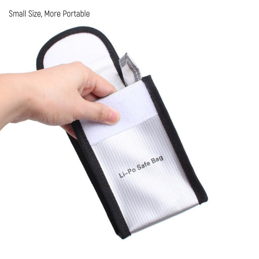 Fireproof Explosionproof Lipo Battery Safe Pouch for DJI Phantom 3 - Heat Resistant Charging & Storage Bag 140x90x55mm