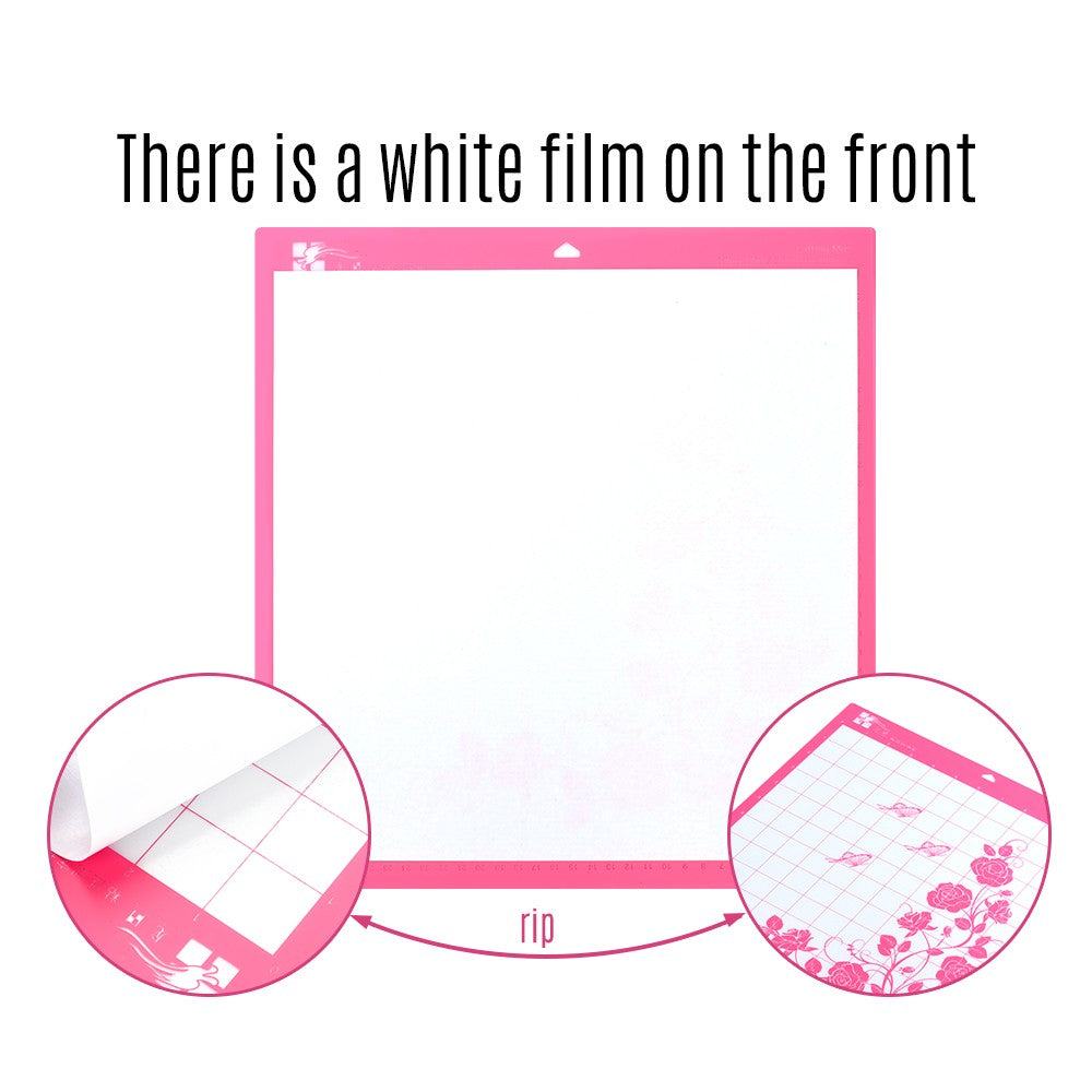 12x12-inch Standard Grip Cutting Mat with Measuring Grid for Silhouette Cameo Plotter