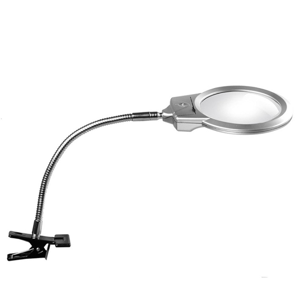 Hands-Free Flexible Magnifying Desk Lamp