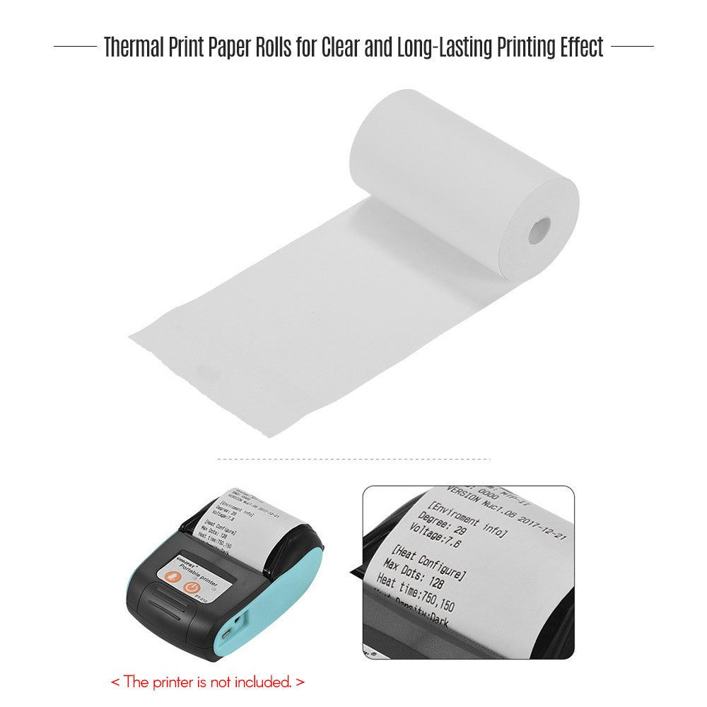 57x30mm Thermal Cash Register Printer Paper Rolls