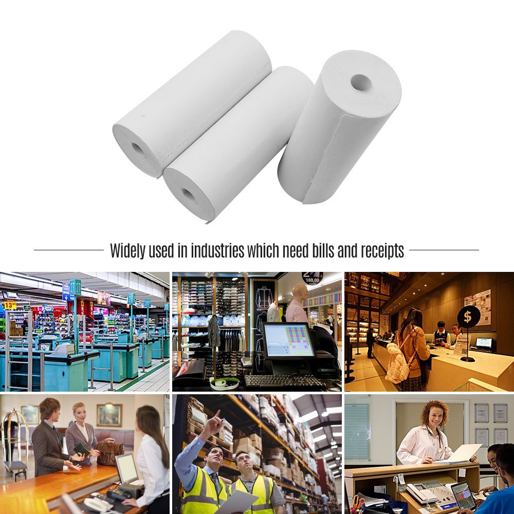 80x30mm Thermal Paper Cash Register Printer Rolls