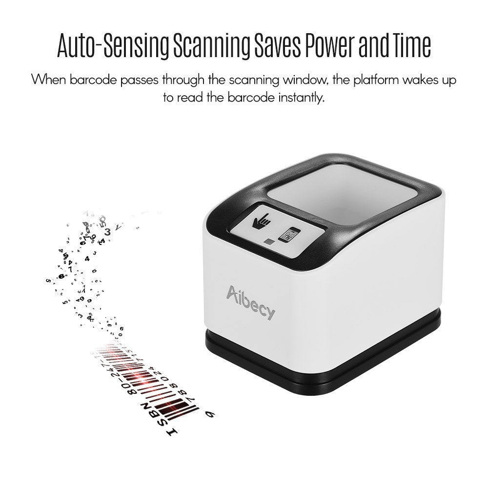 Aibecy 2200 Handheld 1D/2D/QR Barcode Scanner