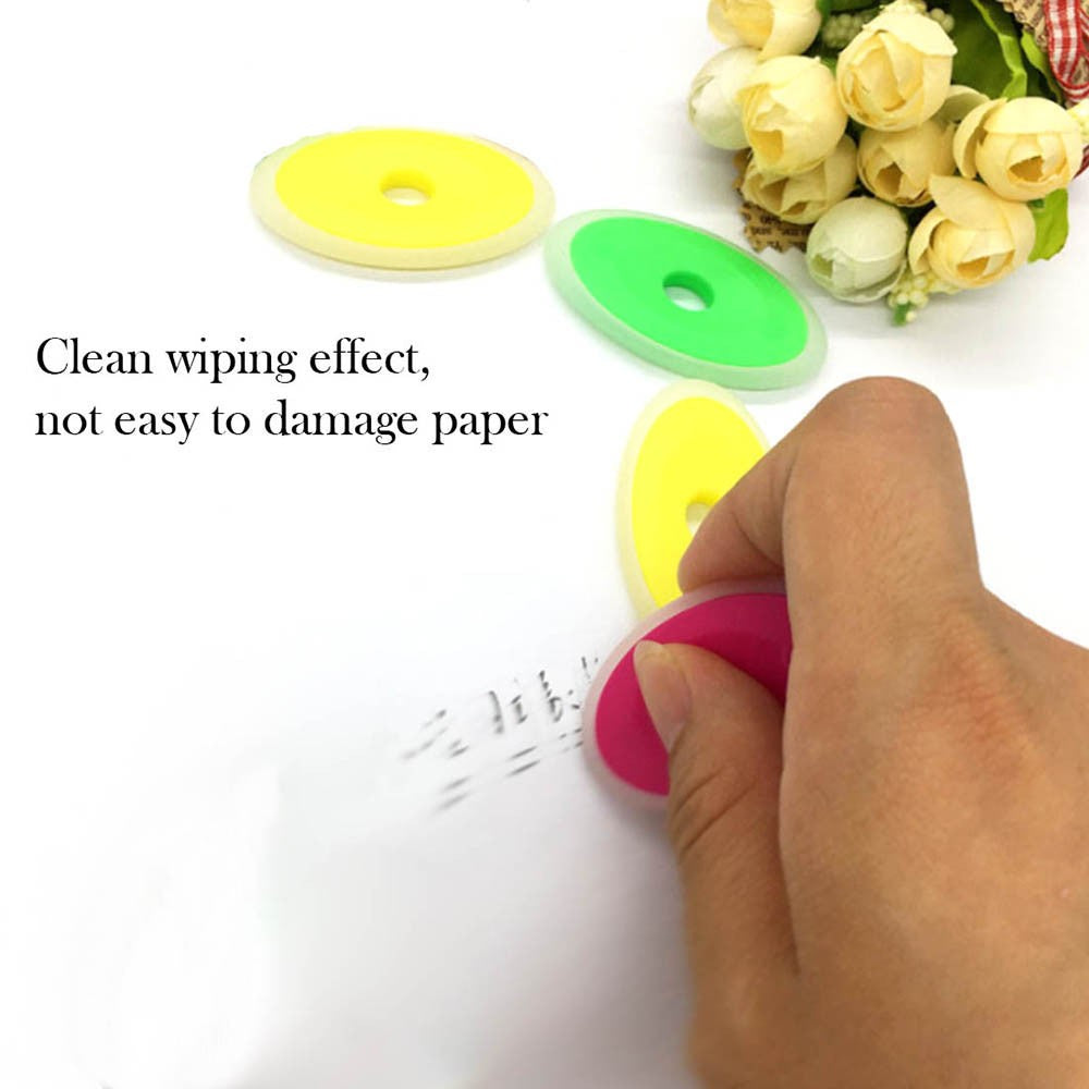 Erasable Neutral Pen with Special Elliptical Eraser