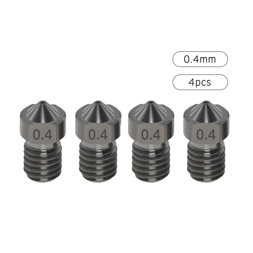 Aibecy Hardened Steel Nozzles, 4 Pack