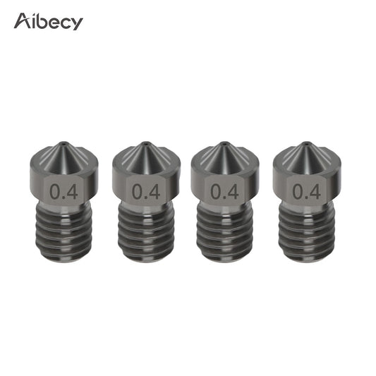 Aibecy Hardened Steel Nozzles, 4 Pack