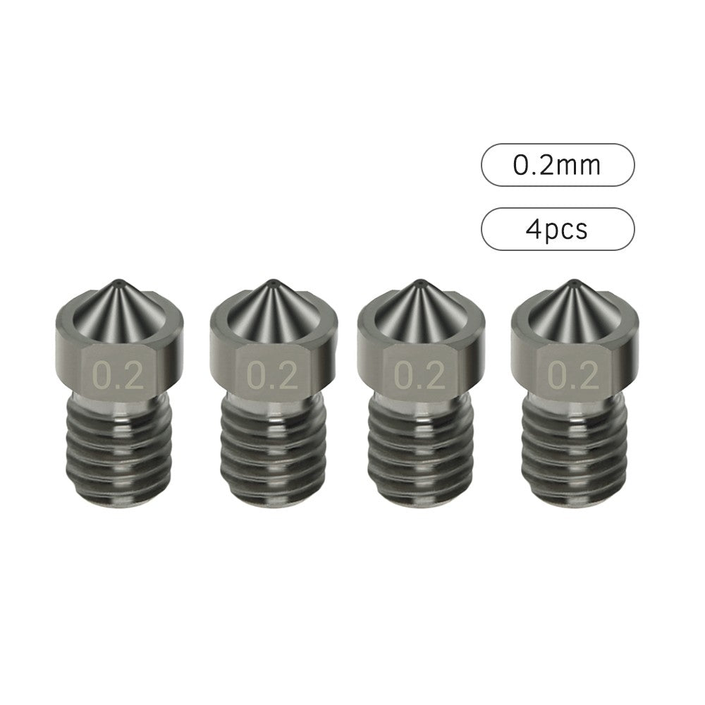 Aibecy Hardened Steel Nozzles, 4 Pack