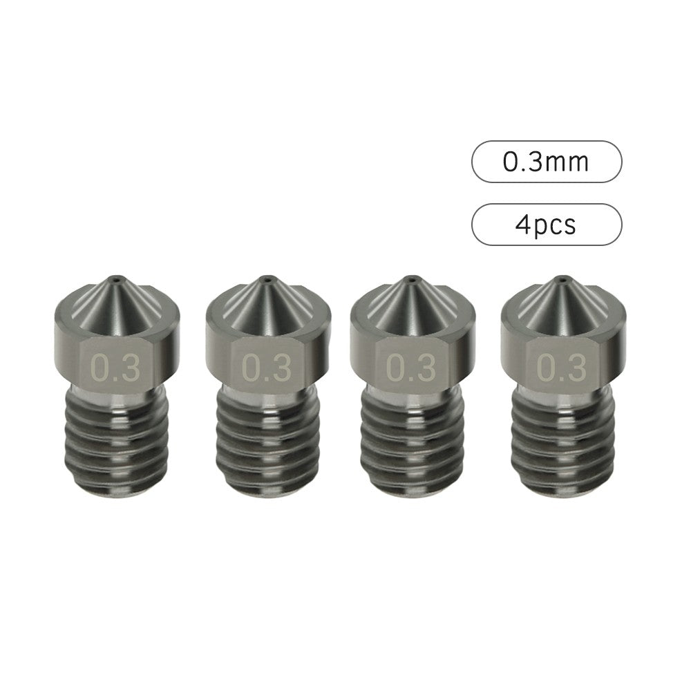 Aibecy Hardened Steel Nozzles, 4 Pack