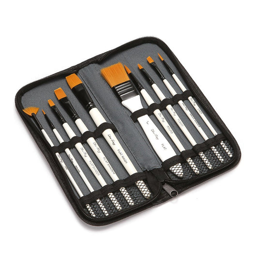 10-Piece Paint Brush Set Kit