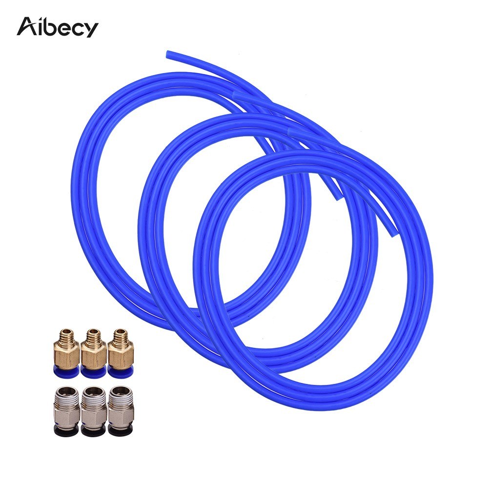Aibecy Set of 3 Blue PTFE Tubes