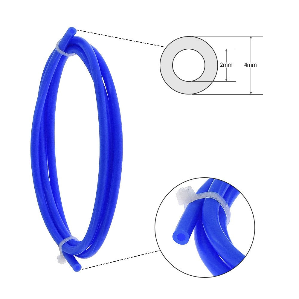Aibecy Set of 3 Blue PTFE Tubes