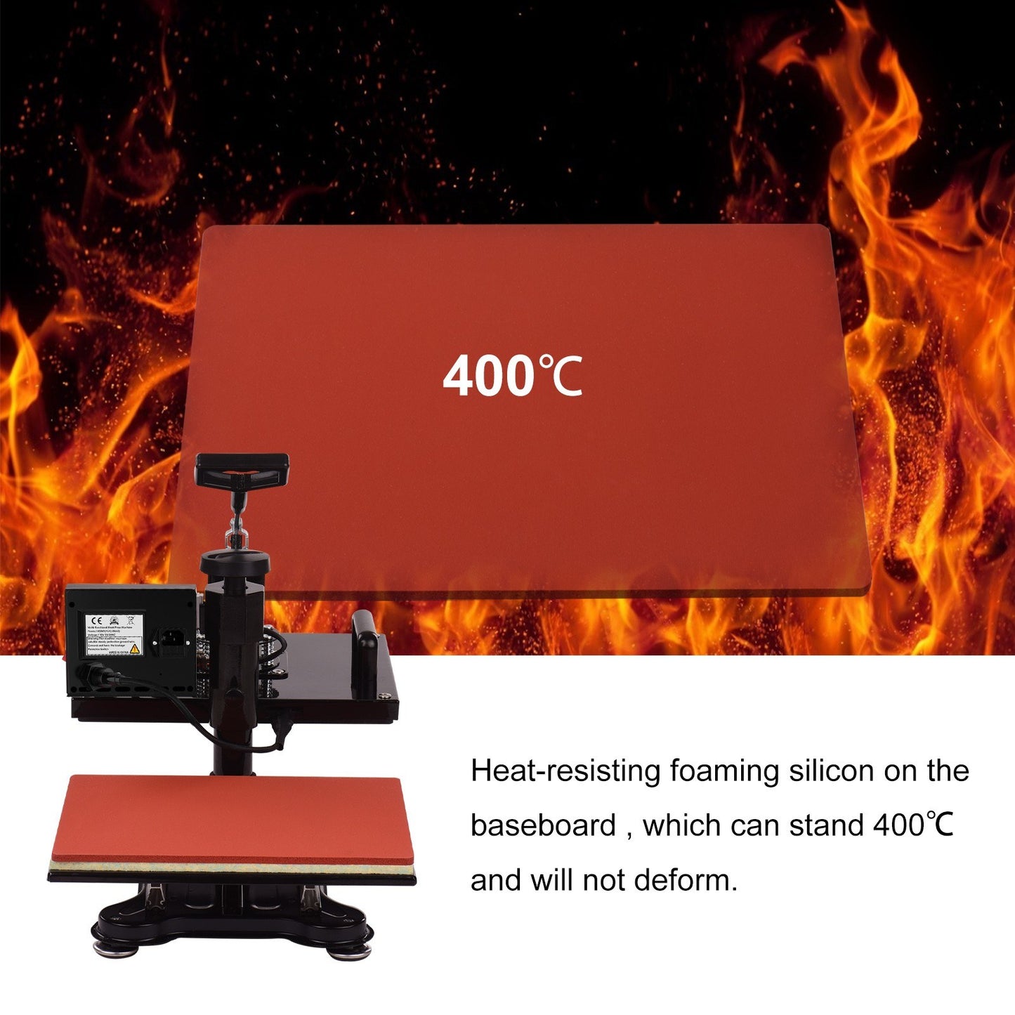 Aibecy 8-in-1 Digital Heat Press, 12x15 Inch Multifunctional Combo