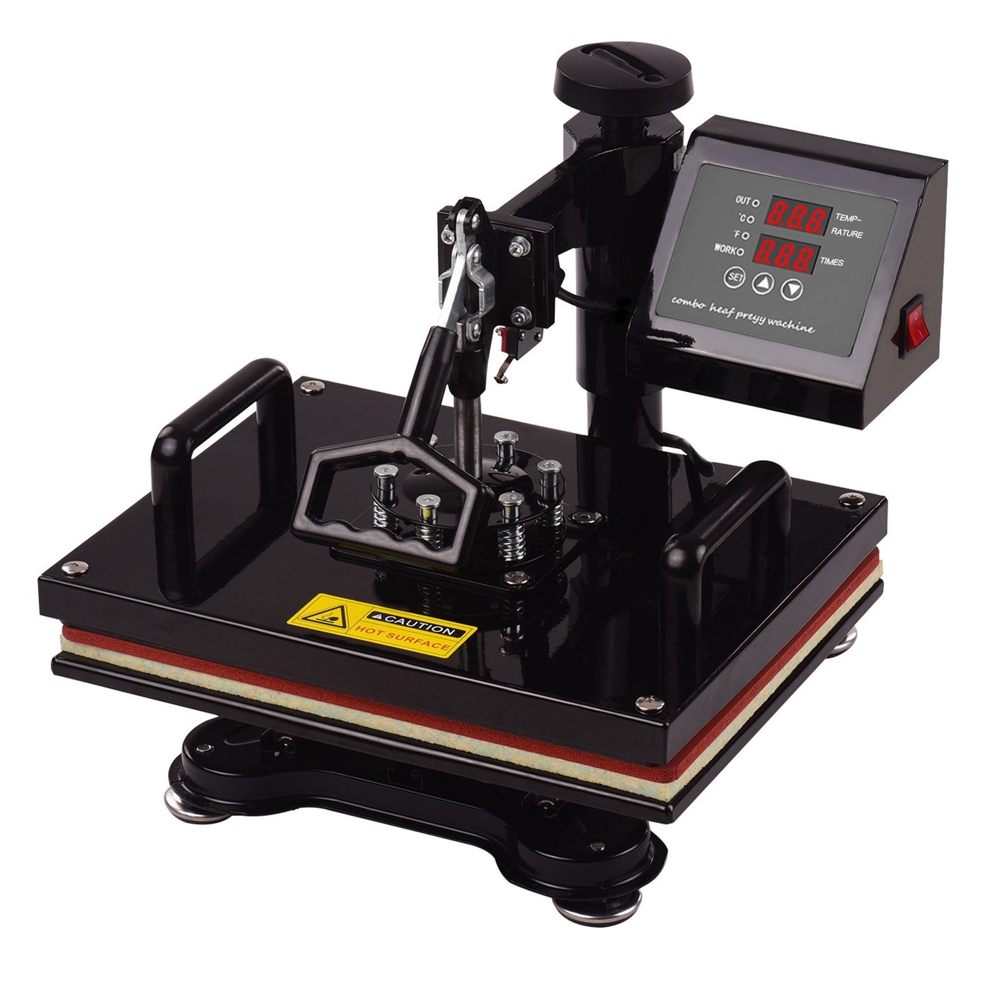 Aibecy 8-in-1 Digital Heat Press, 12x15 Inch Multifunctional Combo
