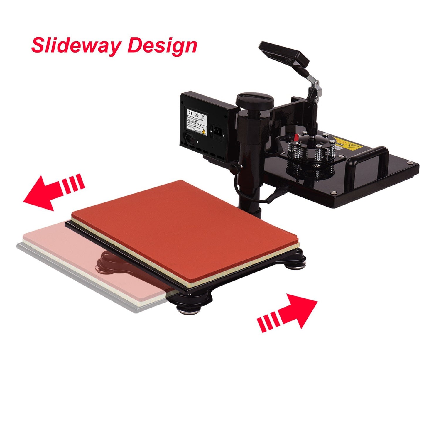 Aibecy 8-in-1 Digital Heat Press, 12x15 Inch Multifunctional Combo