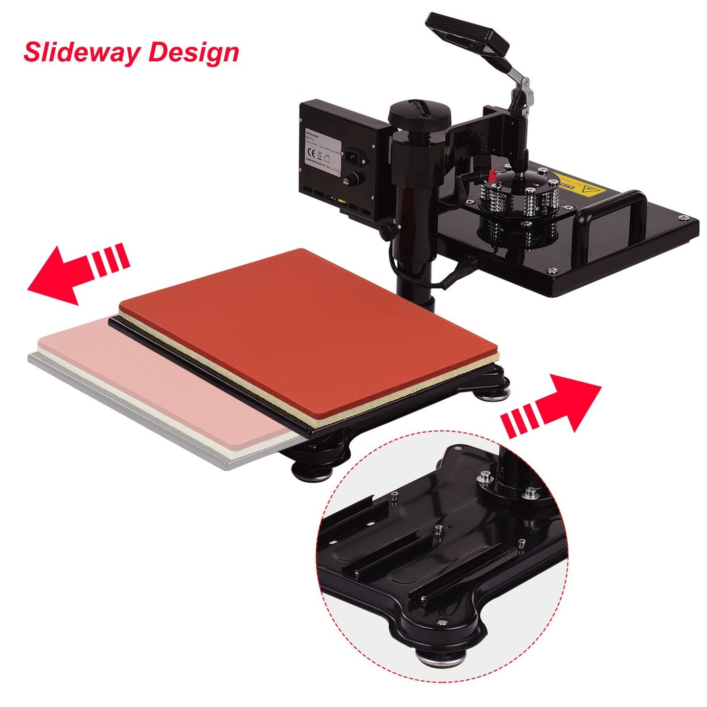 Professional Aibecy 12x15 Inch Combo Heat Press Machine