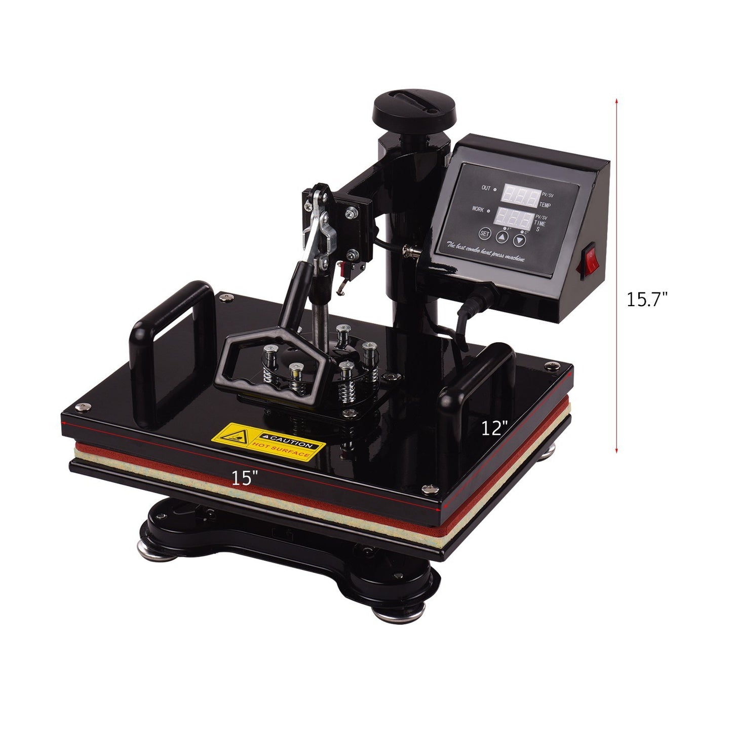 Professional Aibecy 12x15 Inch Combo Heat Press Machine