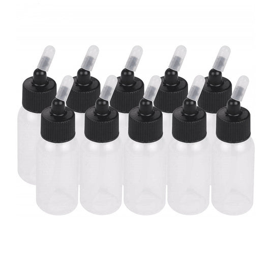 Aibecy Set of 10 - 1.2 Oz (35cc) Airbrush Paint Bottles