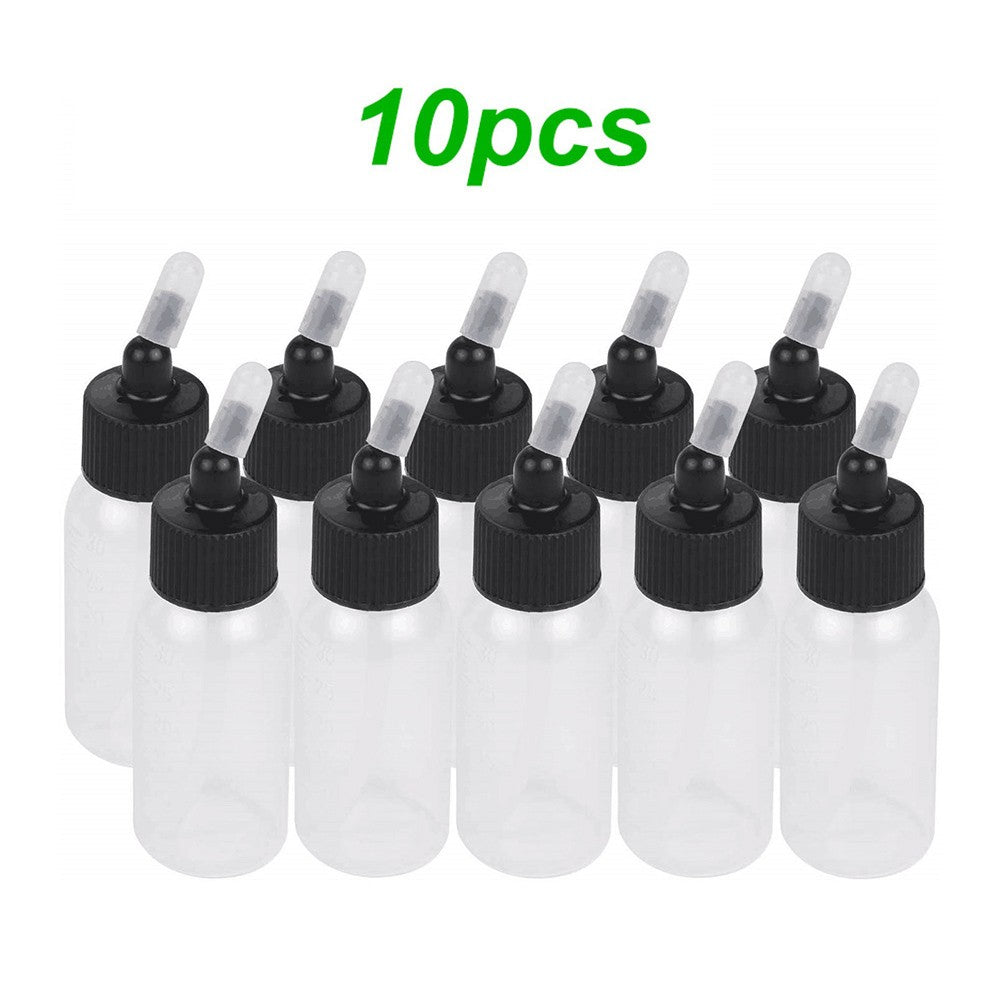 Aibecy Set of 10 - 1.2 Oz (35cc) Airbrush Paint Bottles