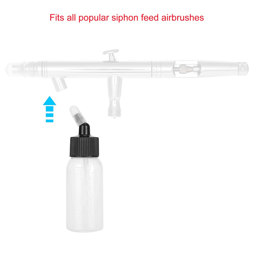 Aibecy Set of 10 - 1.2 Oz (35cc) Airbrush Paint Bottles