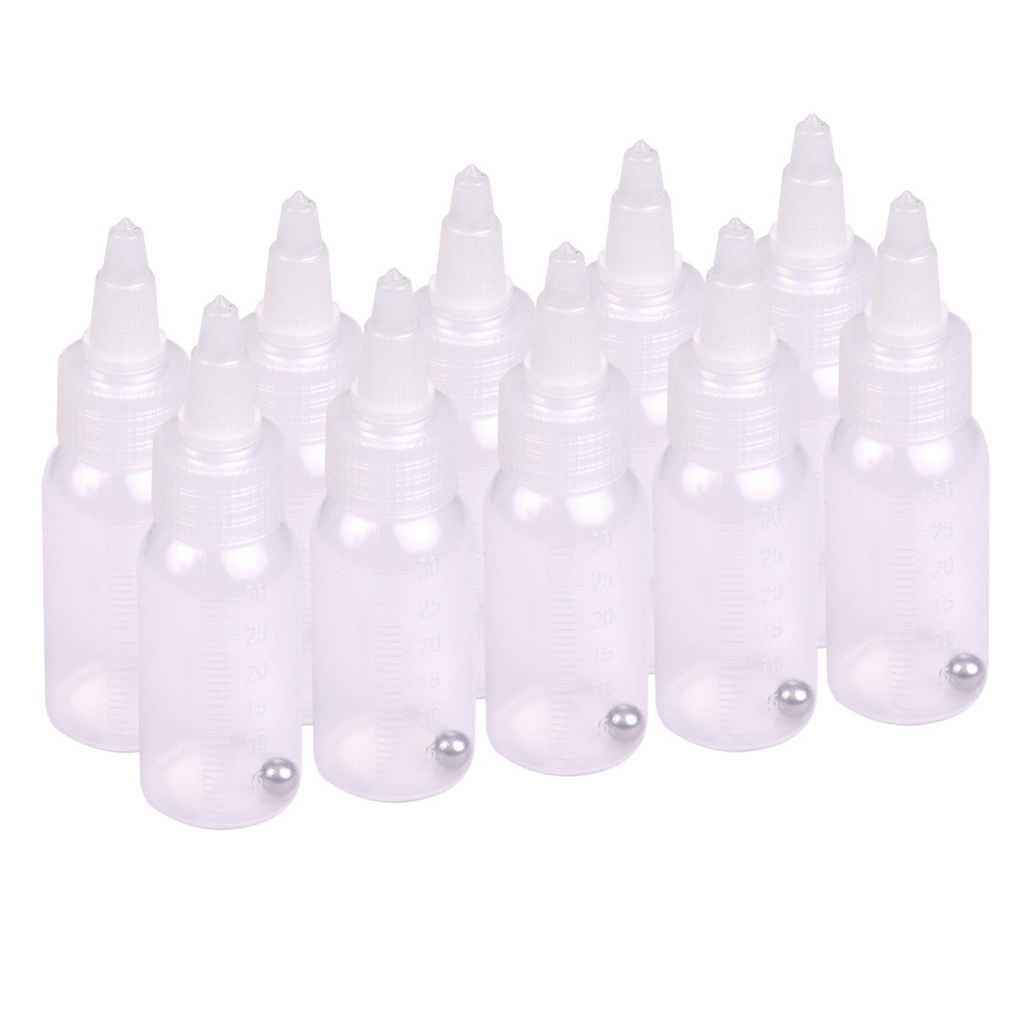 Aibecy Set of 10 - 1.2 Oz (35cc) Airbrush Paint Bottles