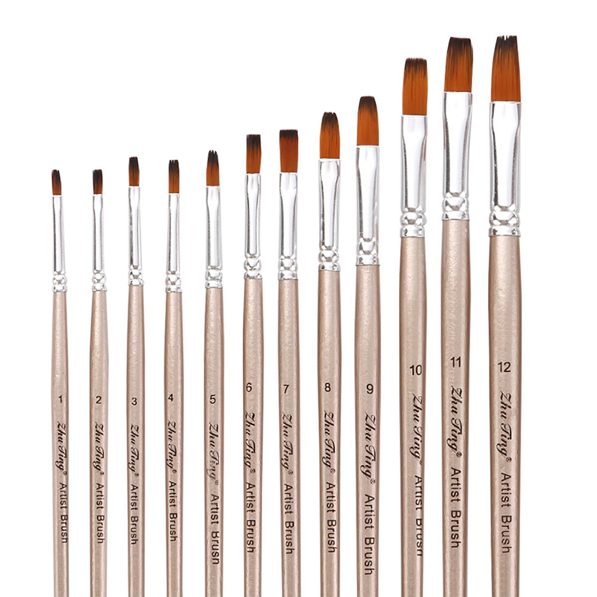 12-Piece Professional Paint Brush Set