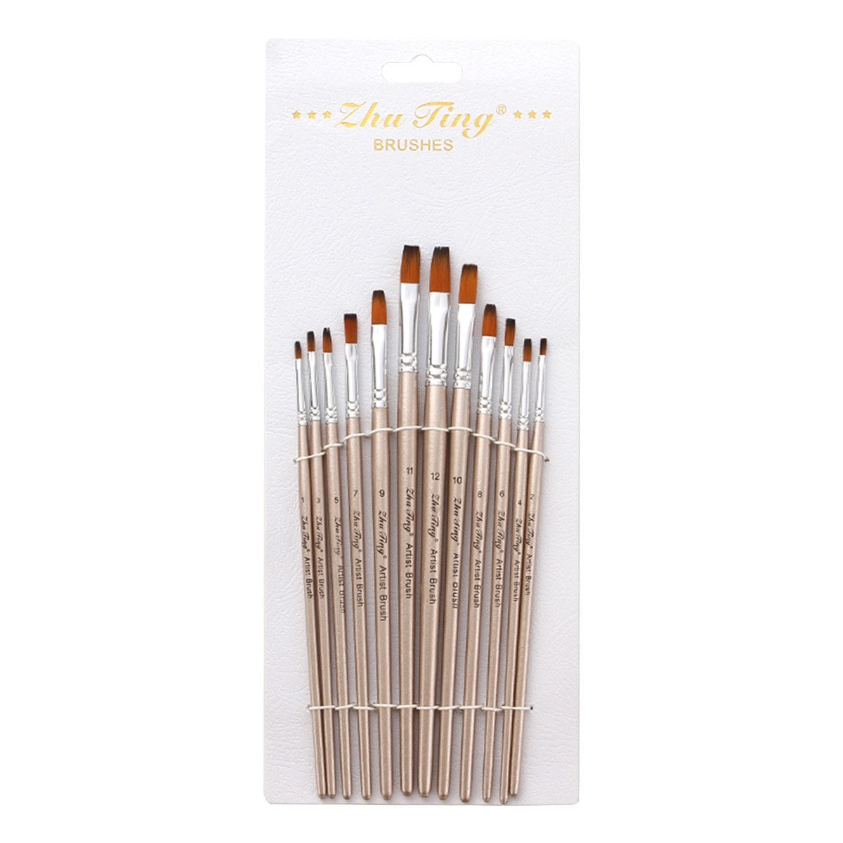12-Piece Professional Paint Brush Set