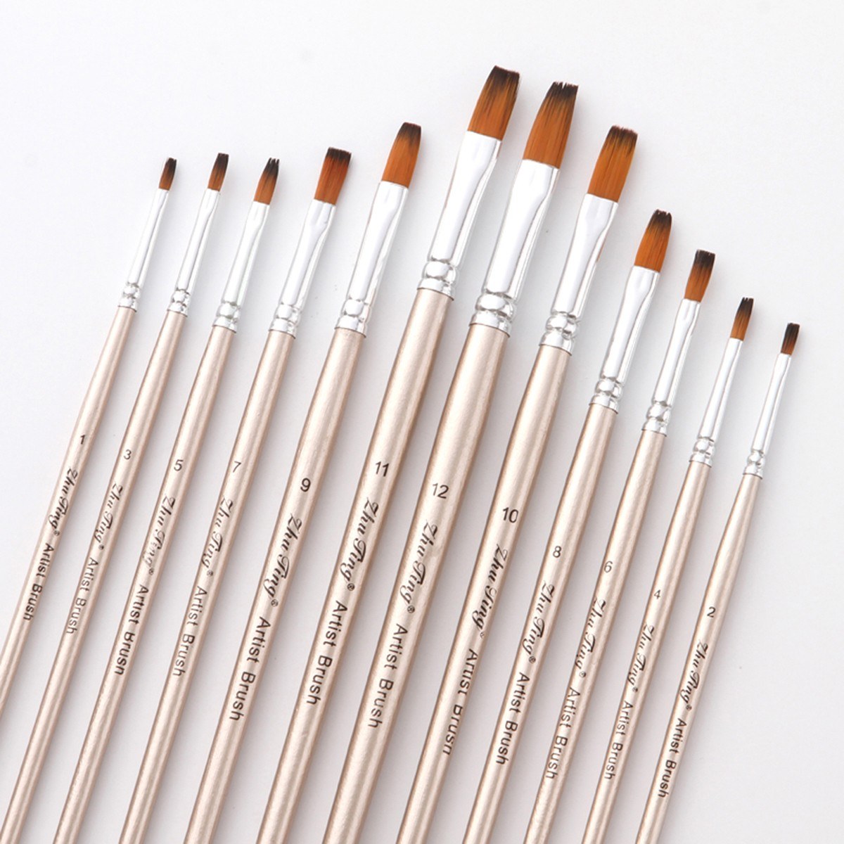 12-Piece Professional Paint Brush Set
