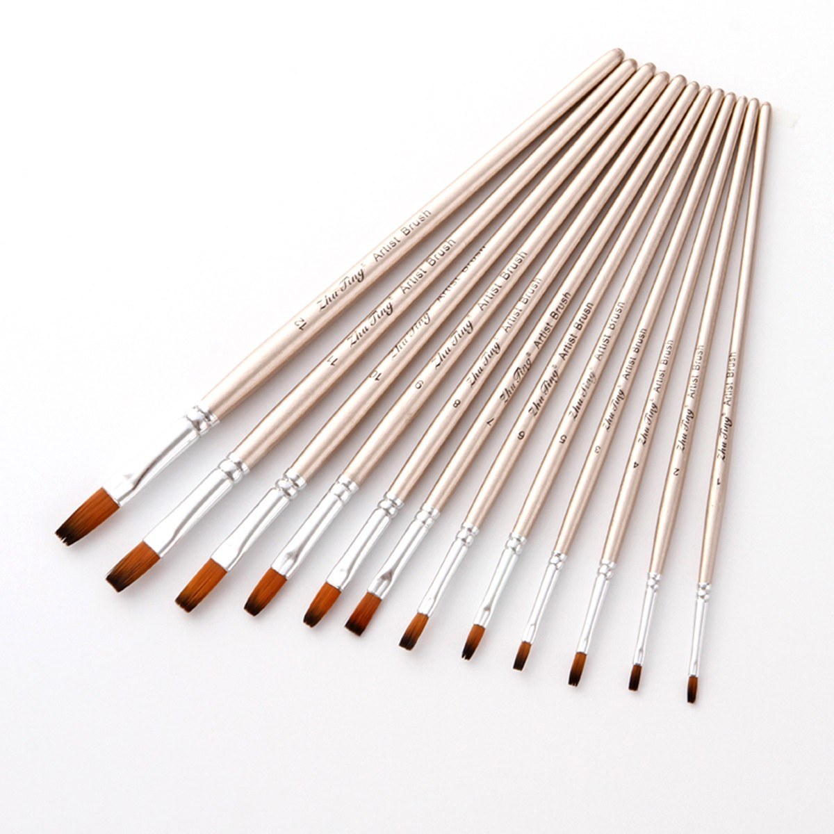 12-Piece Professional Paint Brush Set