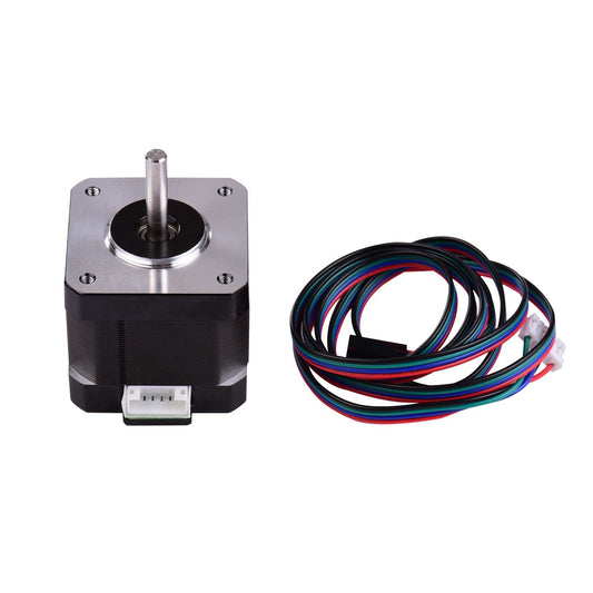 Aibecy 42 Stepper Motor, 0.9° Step Angle, Low Noise, 2-Phase 17HS4401S with 1m Cable for CNC 3D Printers