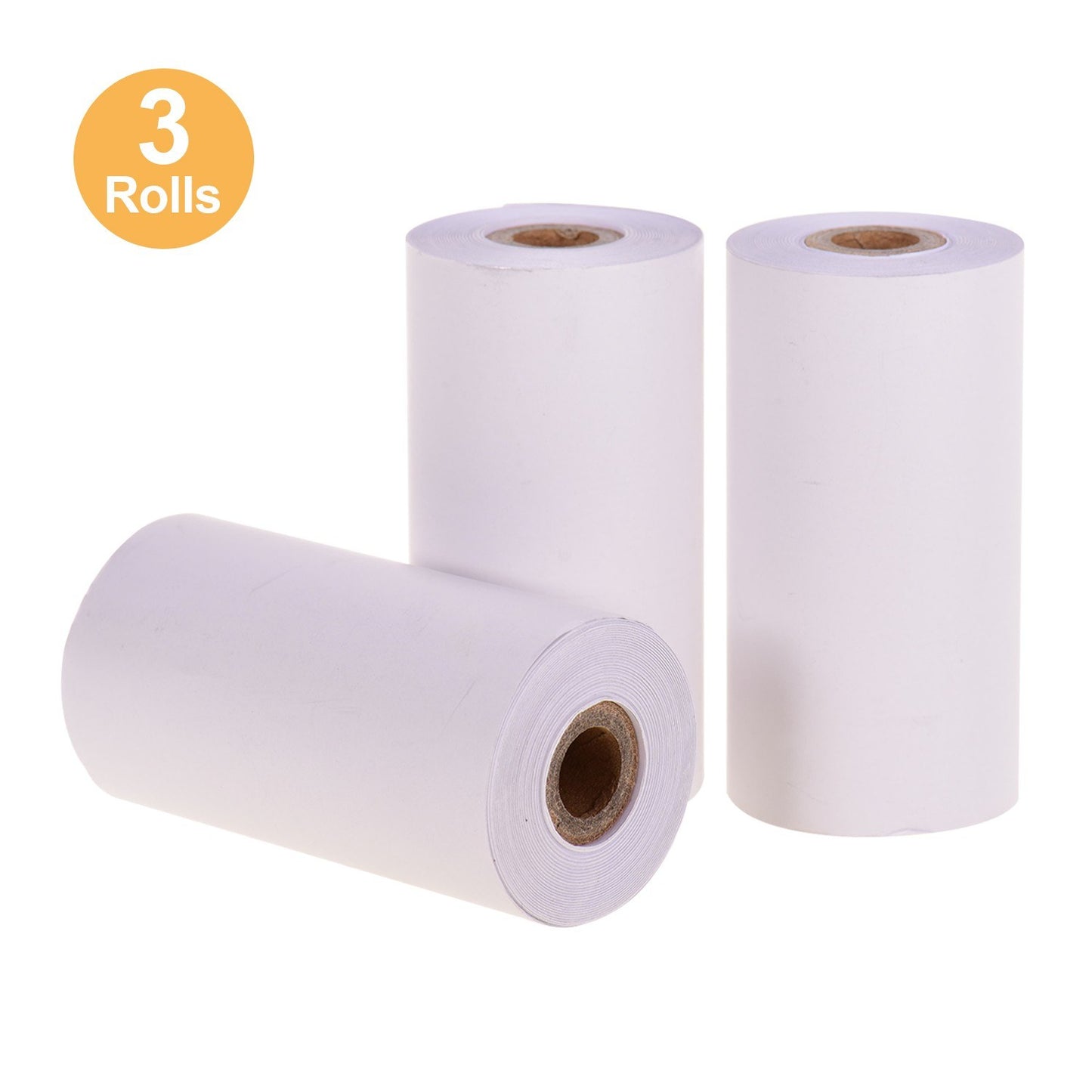 Poooli White Thermal Paper - Durable 10-Year Blank Roll