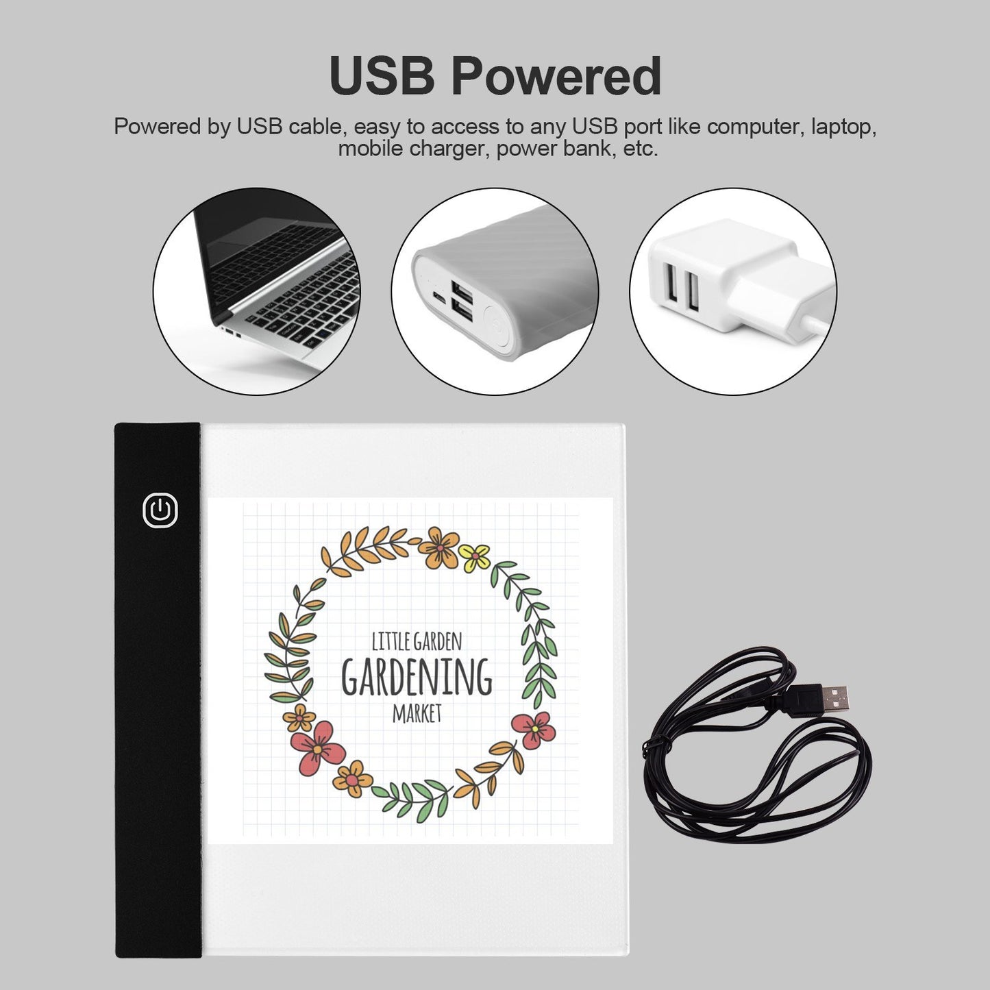 LED Light Pad Flip Book Kit: Portable with 3 Brightness Levels, 300 Sheets, Binding Screws for Tracing & Drawing