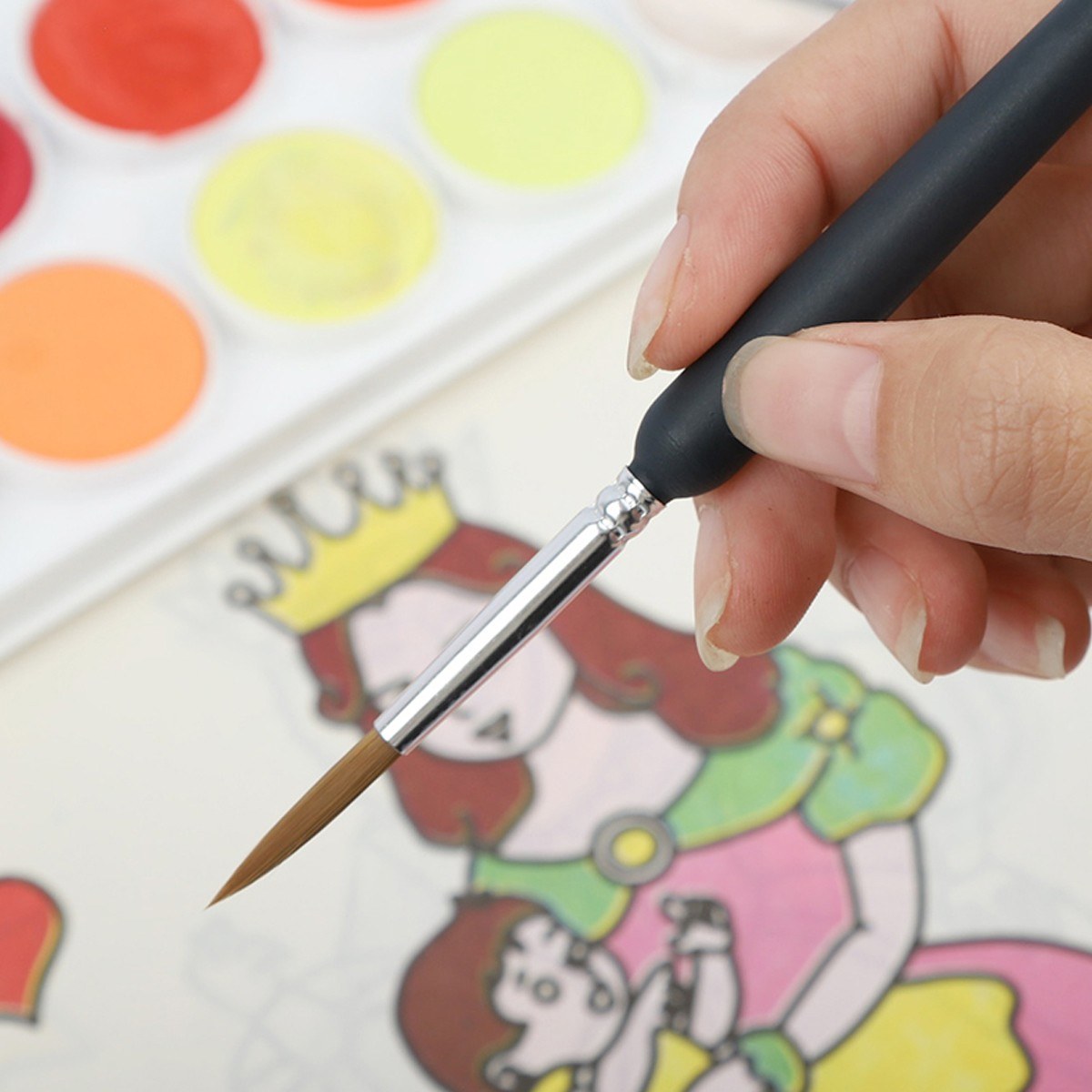 Script Liner Art Paint Brush