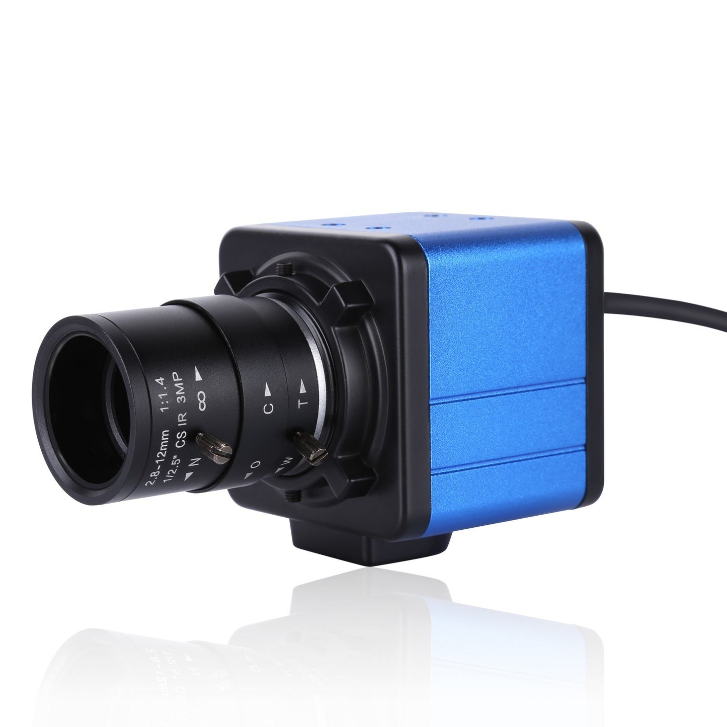 Aibecy 1080P HD Webcam with 5X Optical Zoom, 155° Wide Angle, Manual Focus, Auto Exposure, Built-in Microphone, USB Plug & Play for Video Conferencing, Online Teaching & Streaming