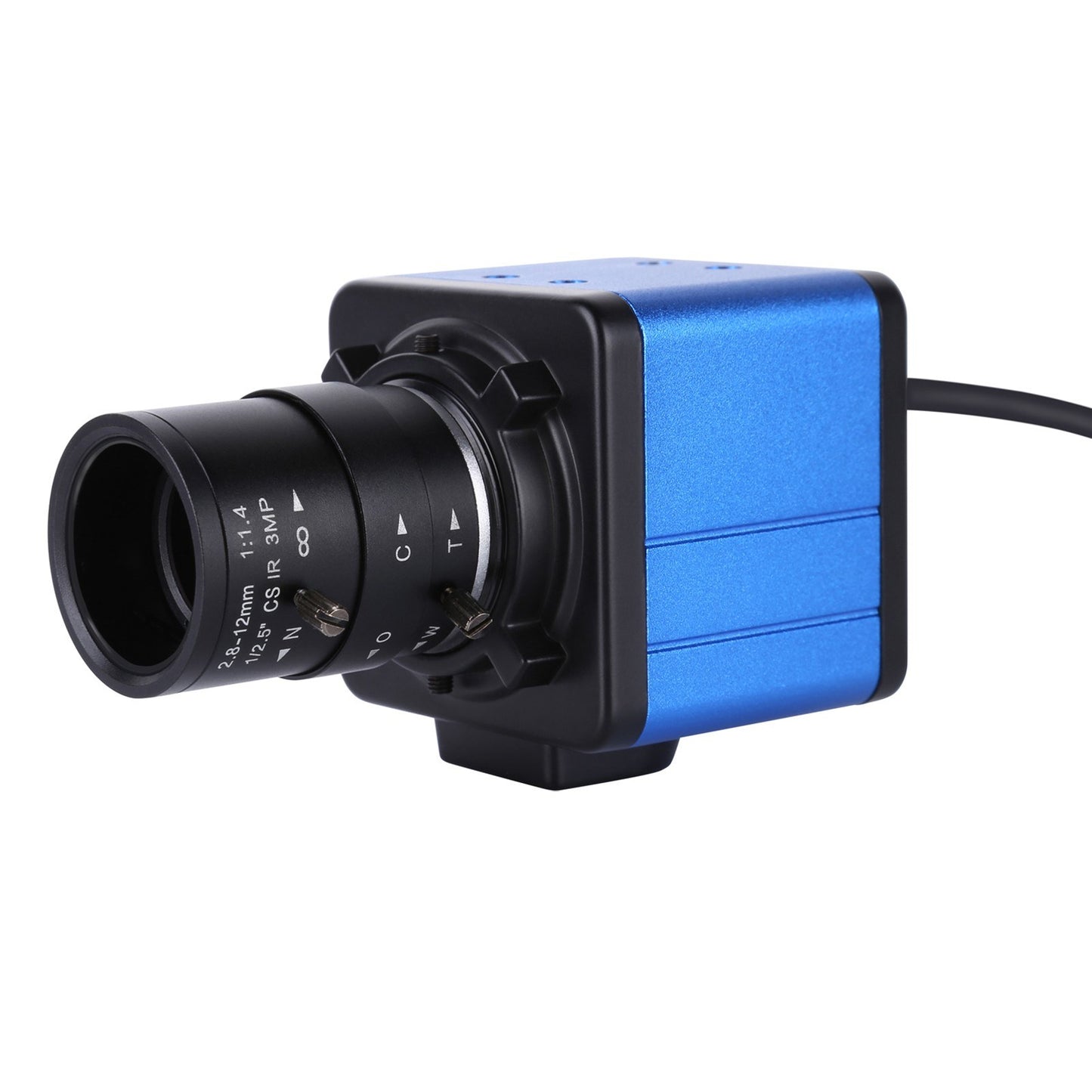 Aibecy 1080P HD Webcam with 5X Optical Zoom, 155° Wide Angle, Manual Focus, Auto Exposure, Built-in Microphone, USB Plug & Play for Video Conferencing, Online Teaching & Streaming