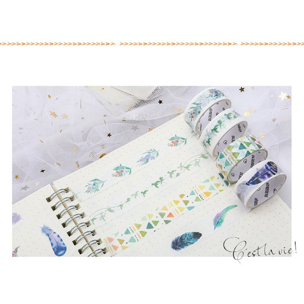4-Pack Decorative Washi Tape Set