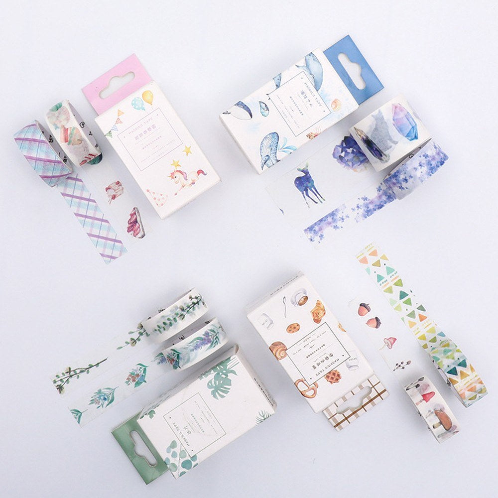 4-Pack Decorative Washi Tape Set