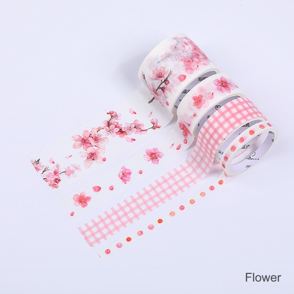 4-Pack Decorative Washi Tape Set