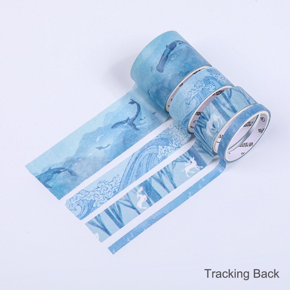 4-Pack Decorative Washi Tape Set
