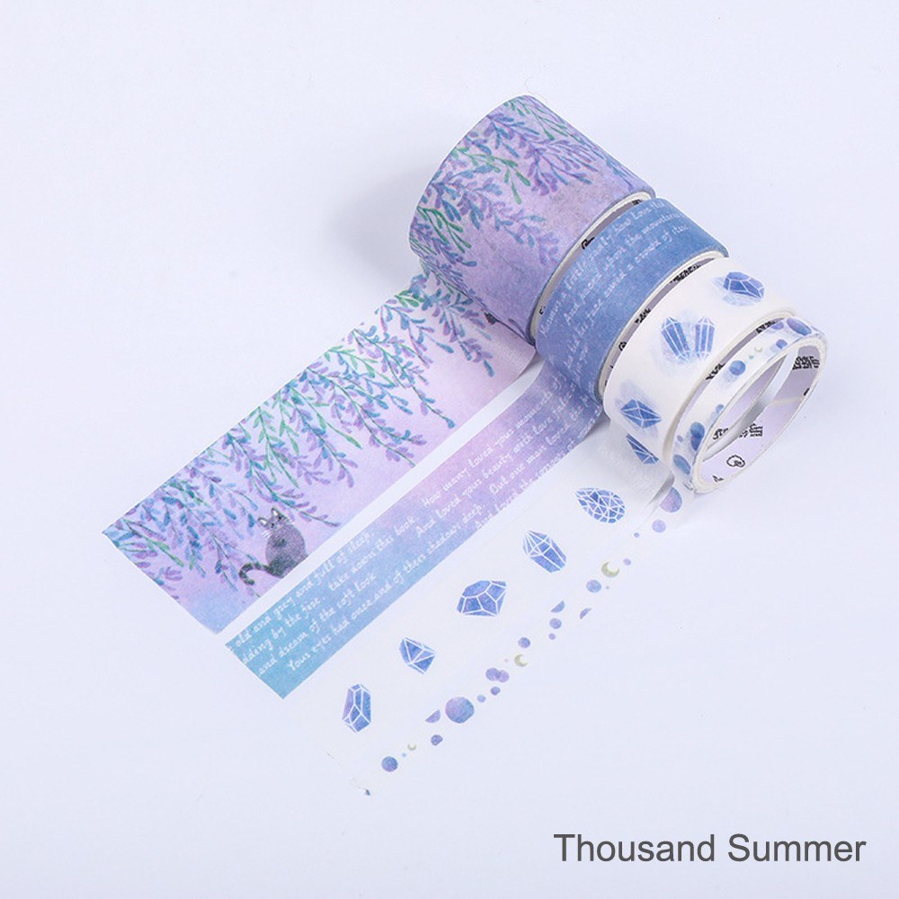 4-Pack Decorative Washi Tape Set