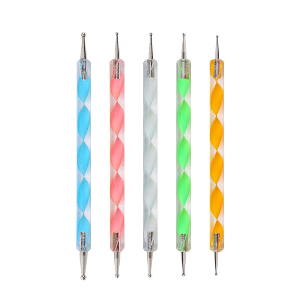 Mandala Dotting Tools 20-Piece Set: DIY Stencils, Ball Stylus, Palette & Paint Brushes for Canvas, Rocks & Crafting Art Supplies