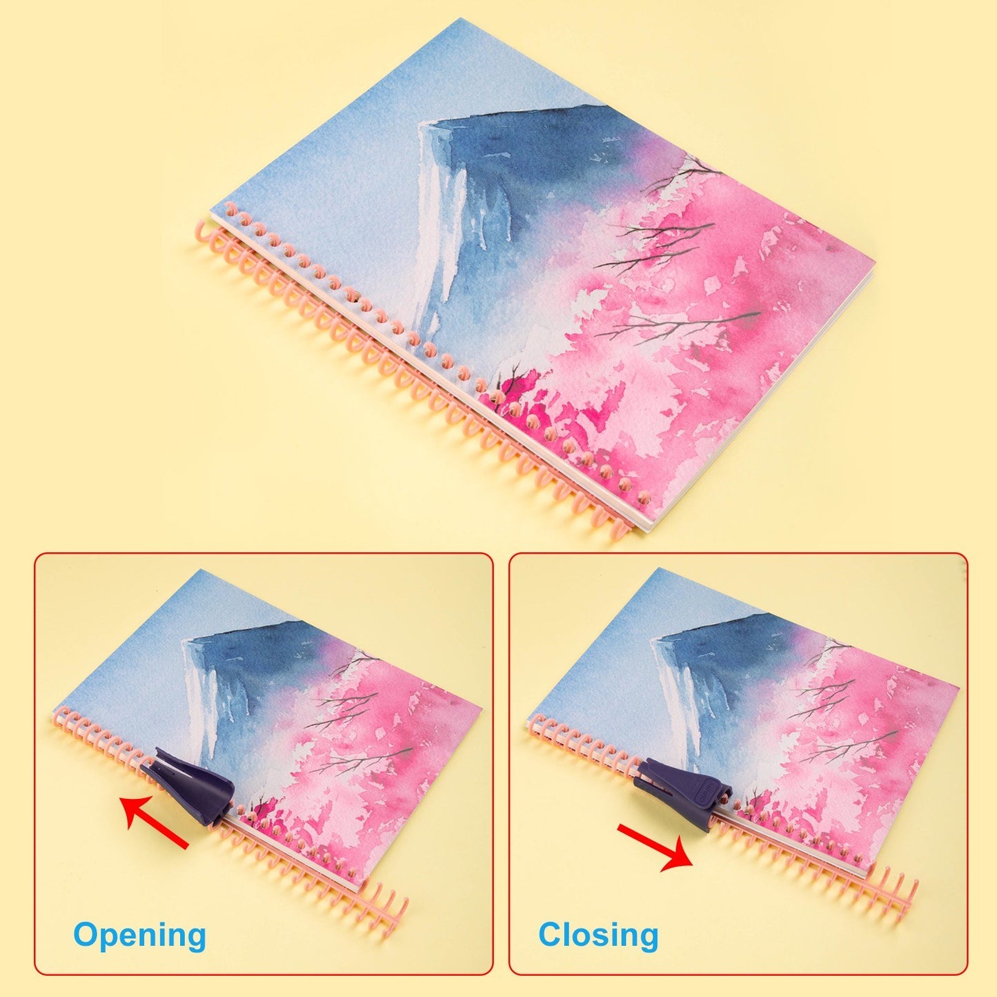KW-trio Binder Ring Opener for Plastic Spines & Loose Leaf Combs