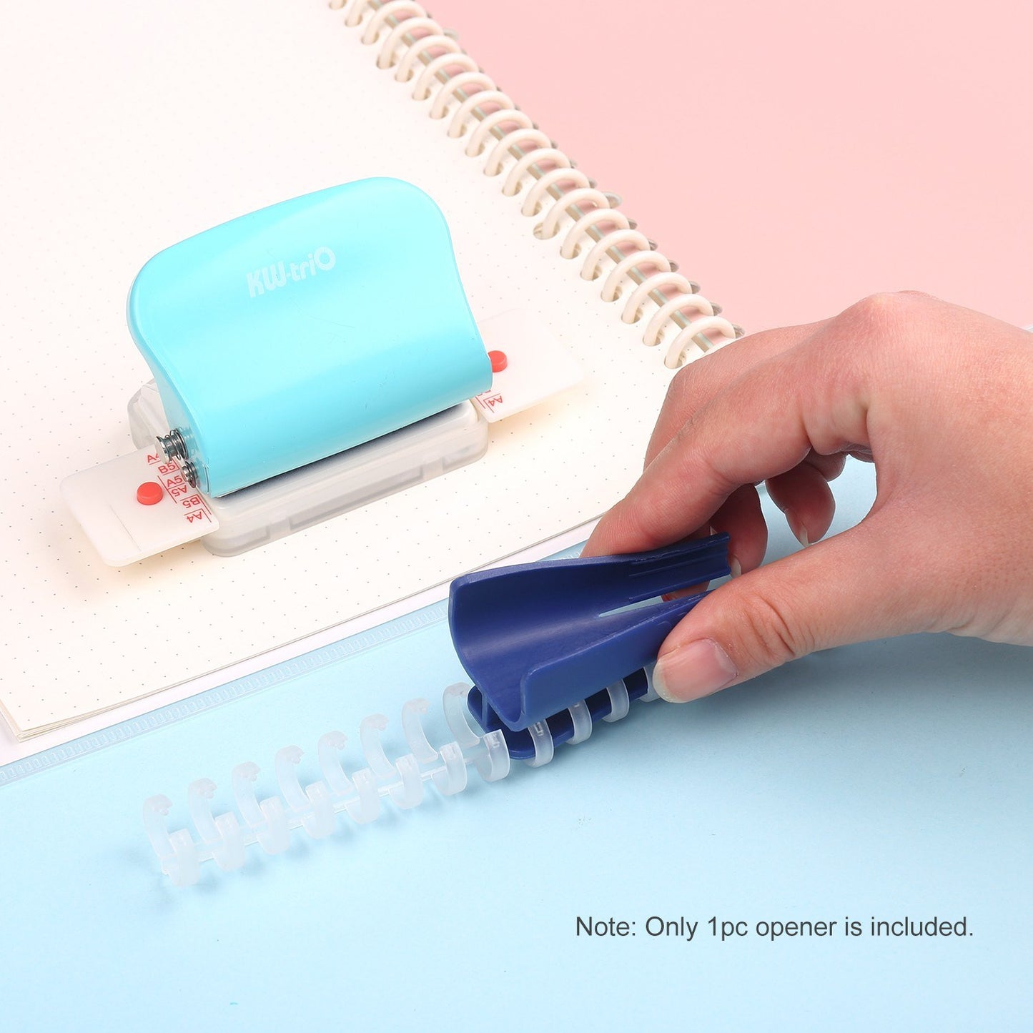 KW-trio Binder Ring Opener for Plastic Spines & Loose Leaf Combs