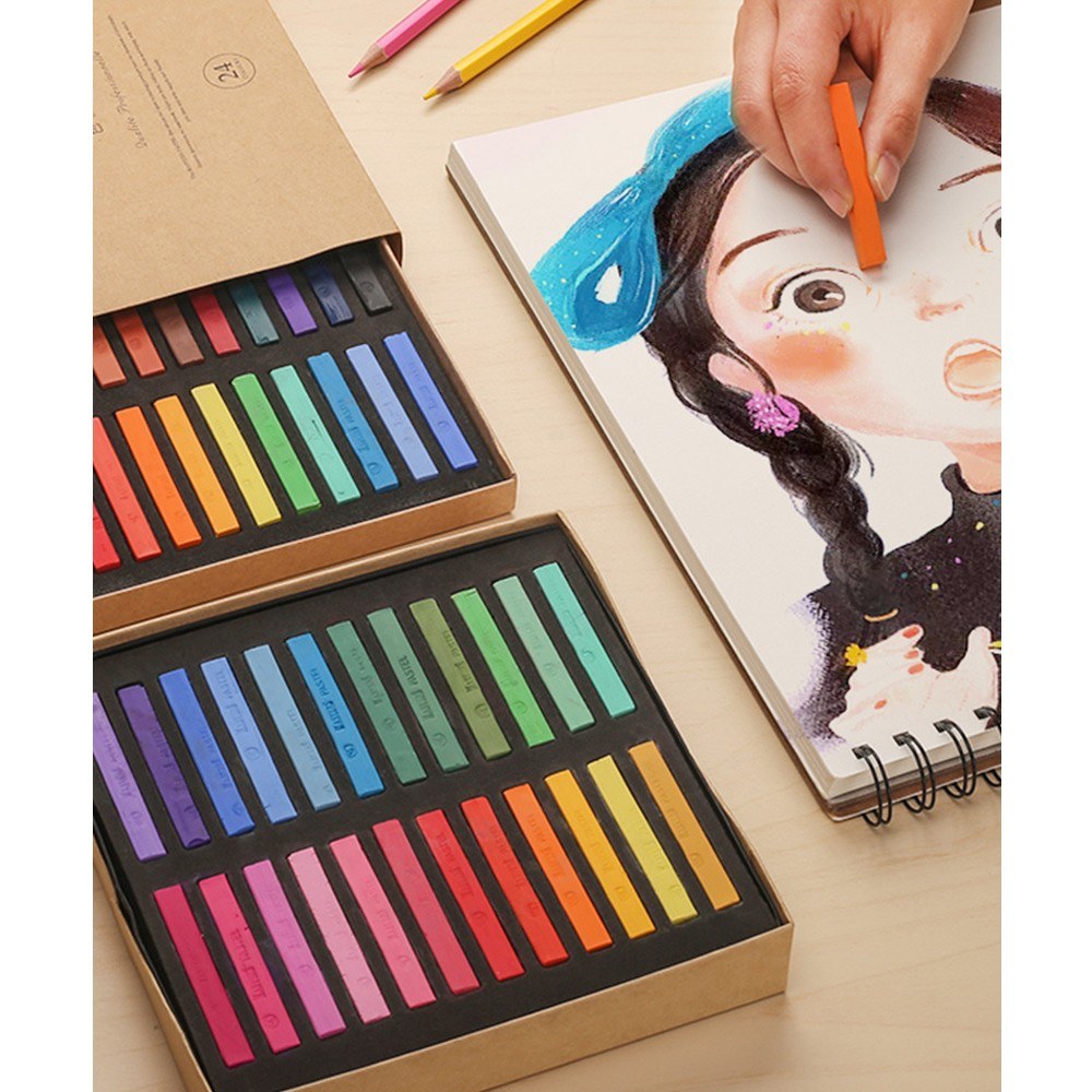 48-Color Square Pastel Set